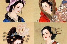 中国古代四大美女画像,沉鱼落雁，闭月羞花