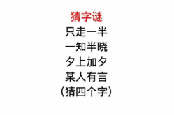 只走一半打一字,半途而废的启示